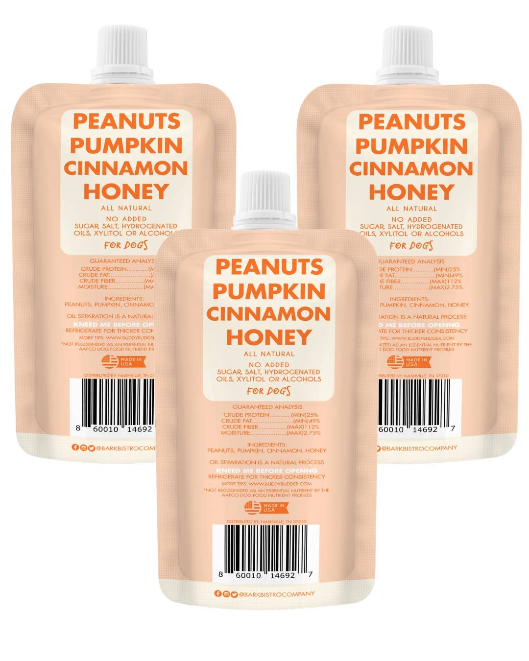 Bark Bistro | Buddy Budder | Pumpkin