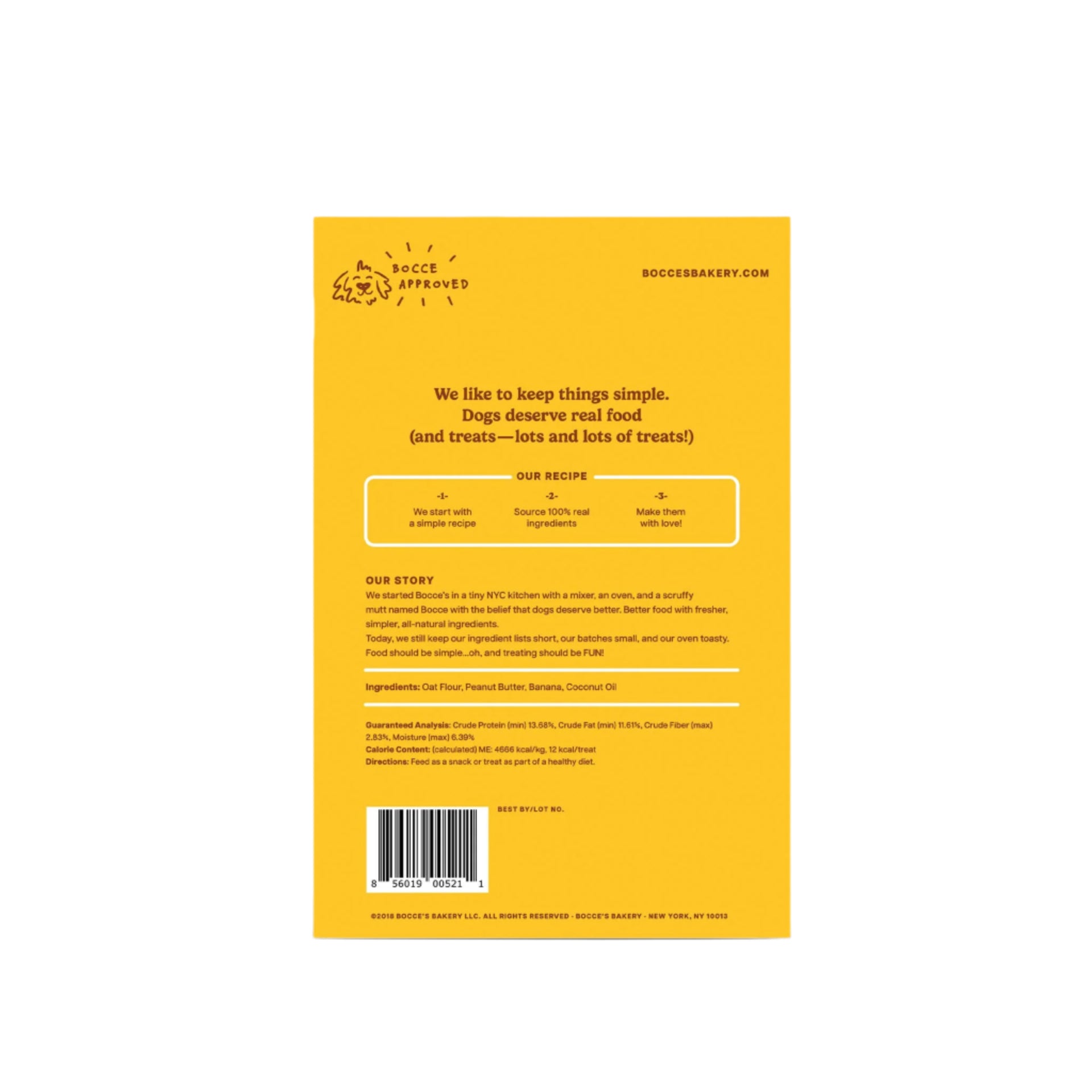 Bocce's Bakery | Crunchy | PB & Banana Biscuits