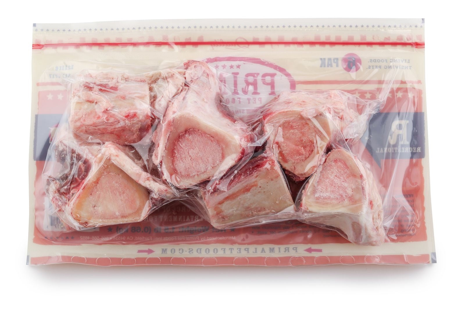 Primal Beef Marrow Bone 6-pack