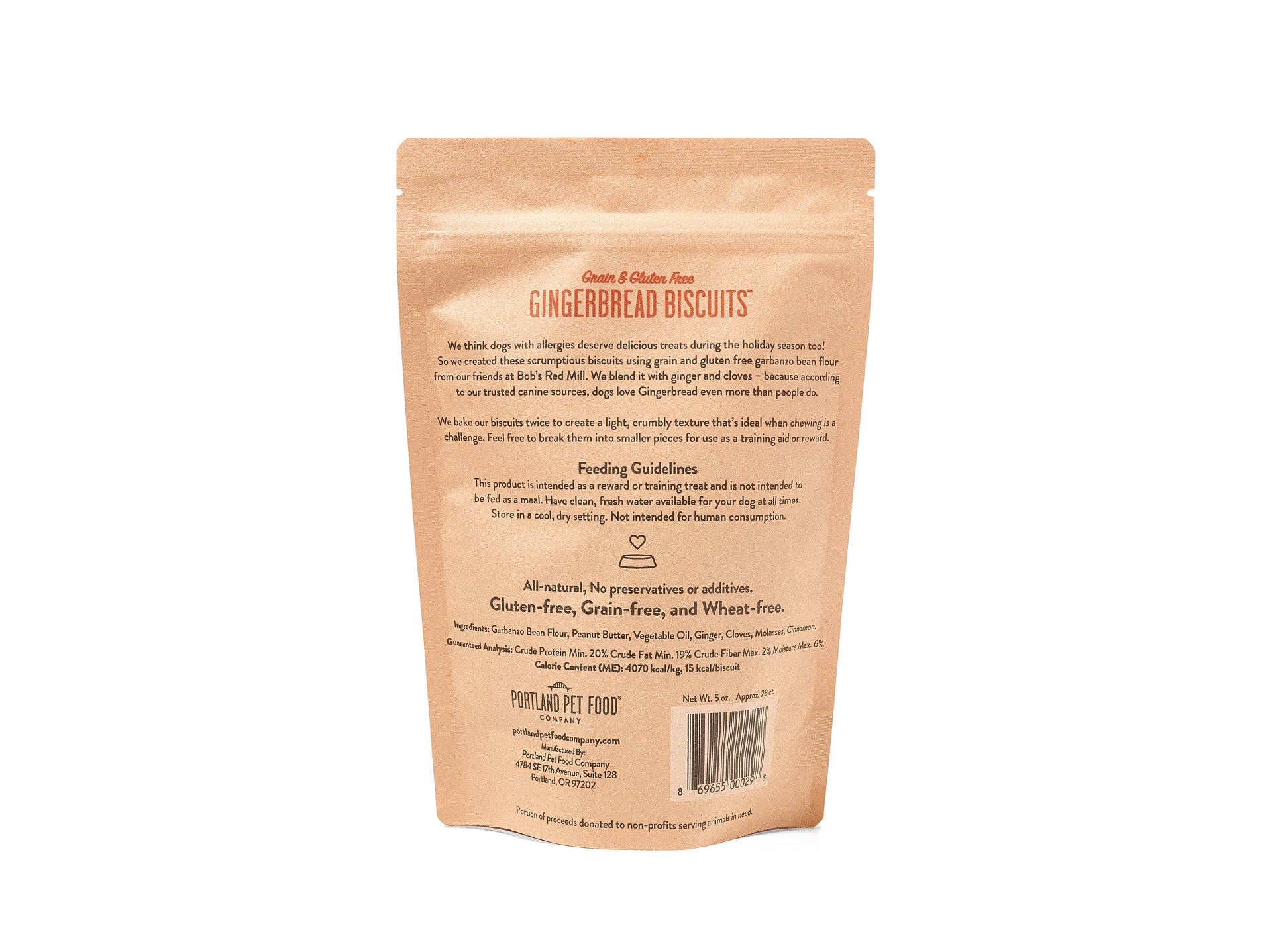 Portland Pet Food | Gingerbread Biscuits