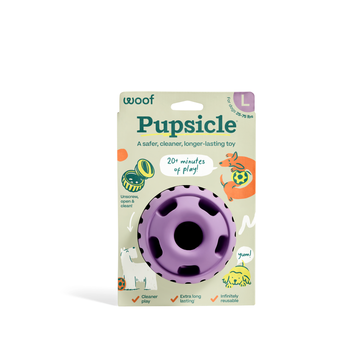 Woof | The Pupsicle | Lavender