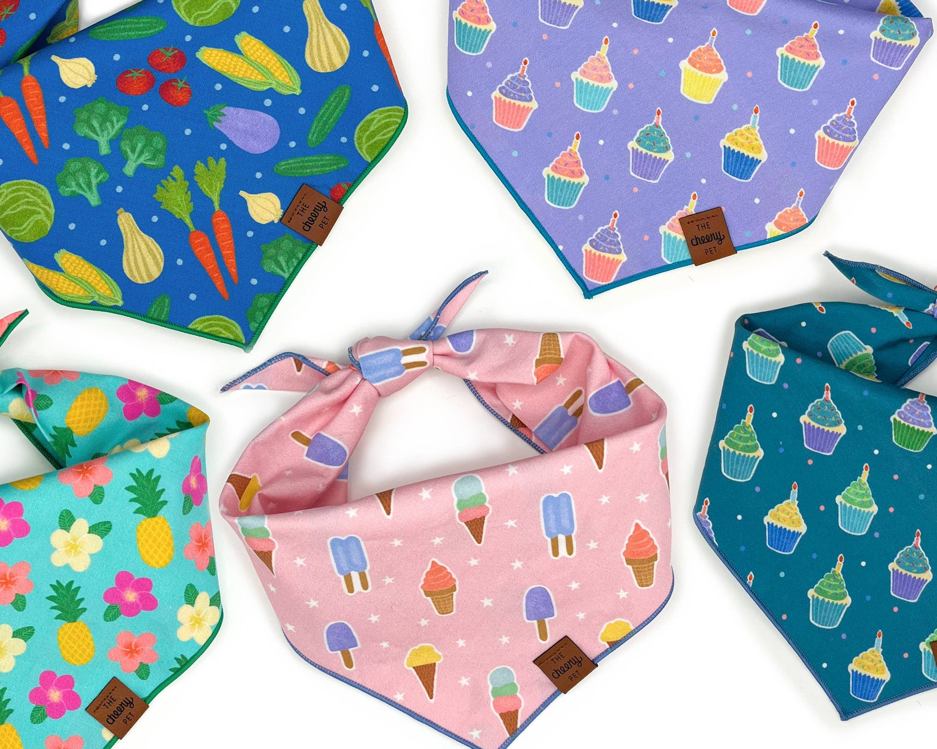 Pupcakes Bandana - Teal