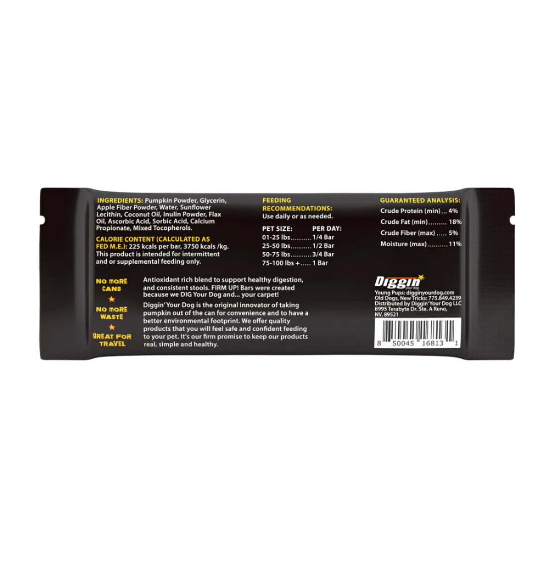 DYD | Firm Up! | Pumpkin Bar Supplement