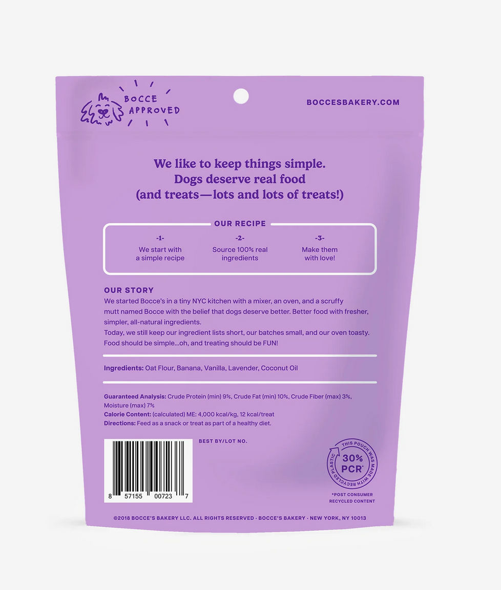 Bocce's Bakery | Crunchy | Bedtime Tea Biscuits