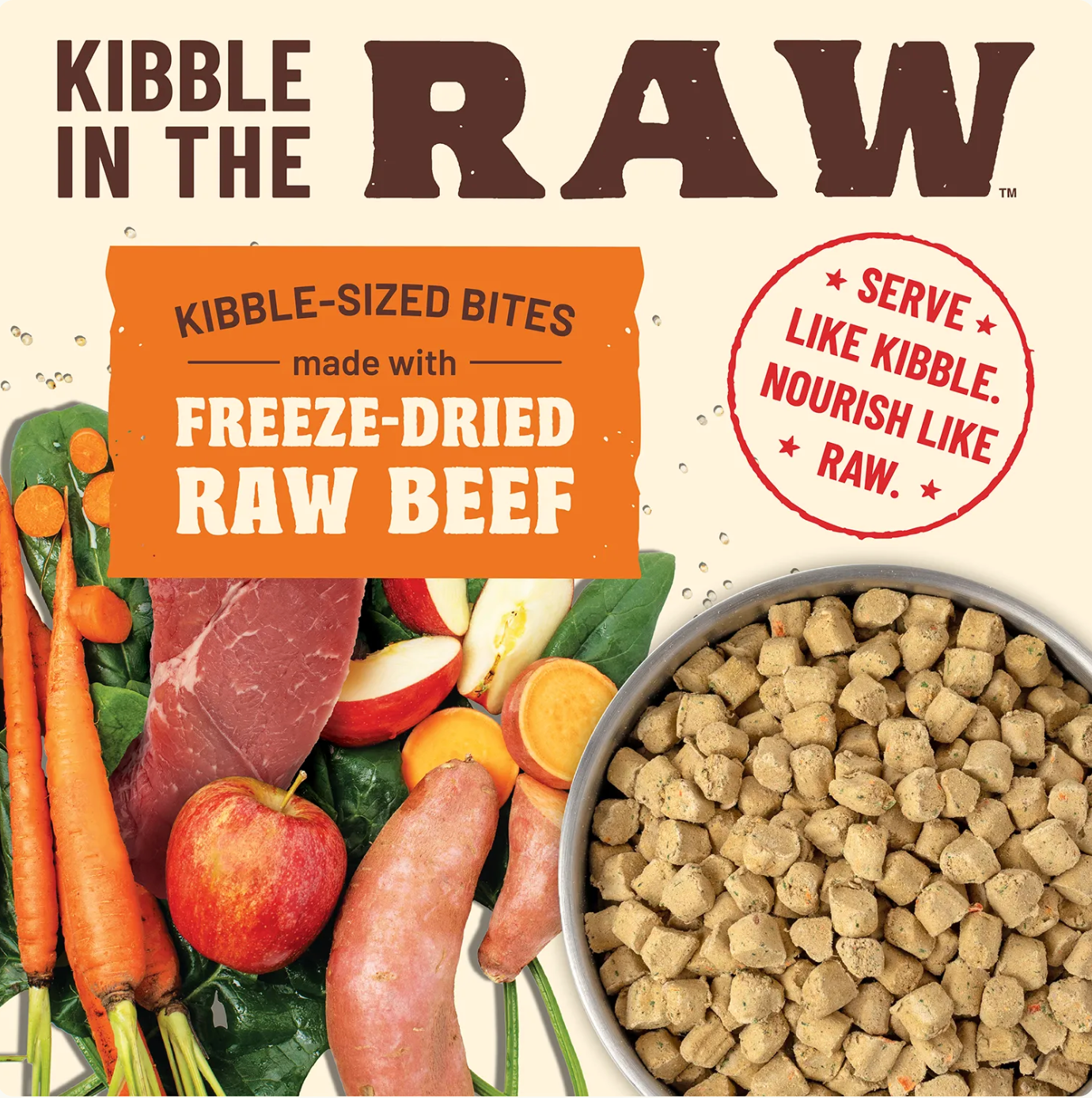 Primal Kibble in the Raw Beef
