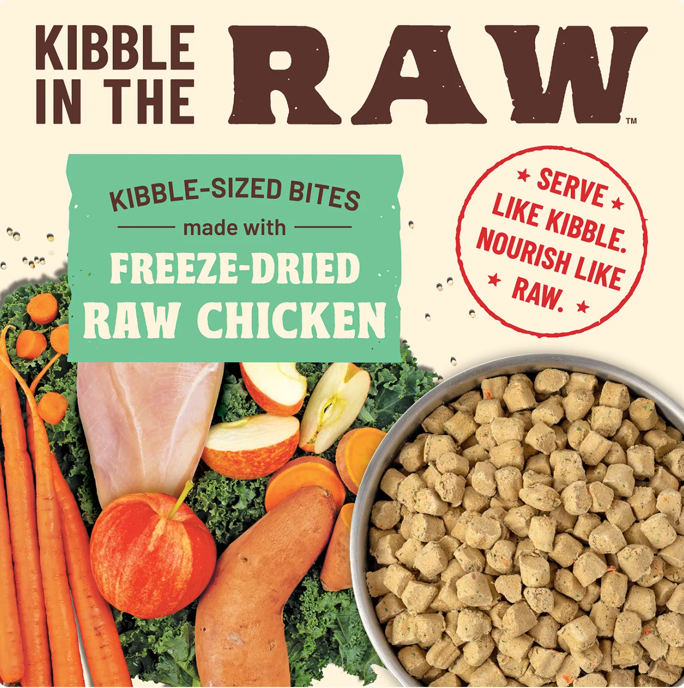 Primal Kibble in the Raw Chicken
