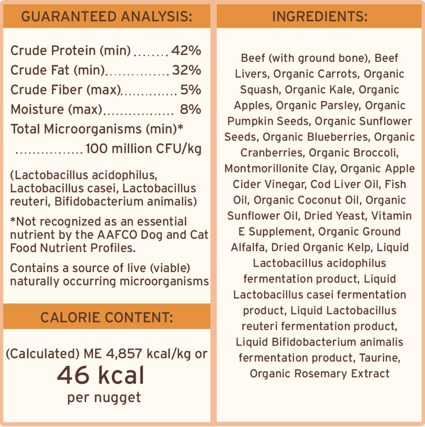 Primal | Freeze-Dried | Beef Nuggets