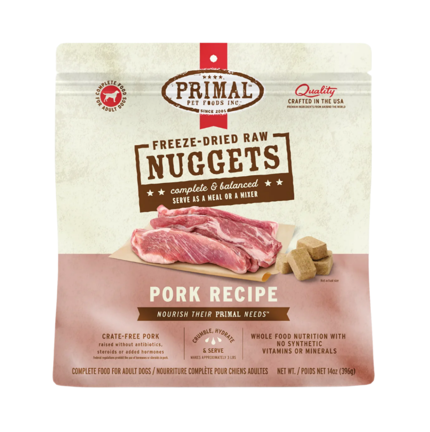 Primal | Freeze-Dried | Pork Nuggets