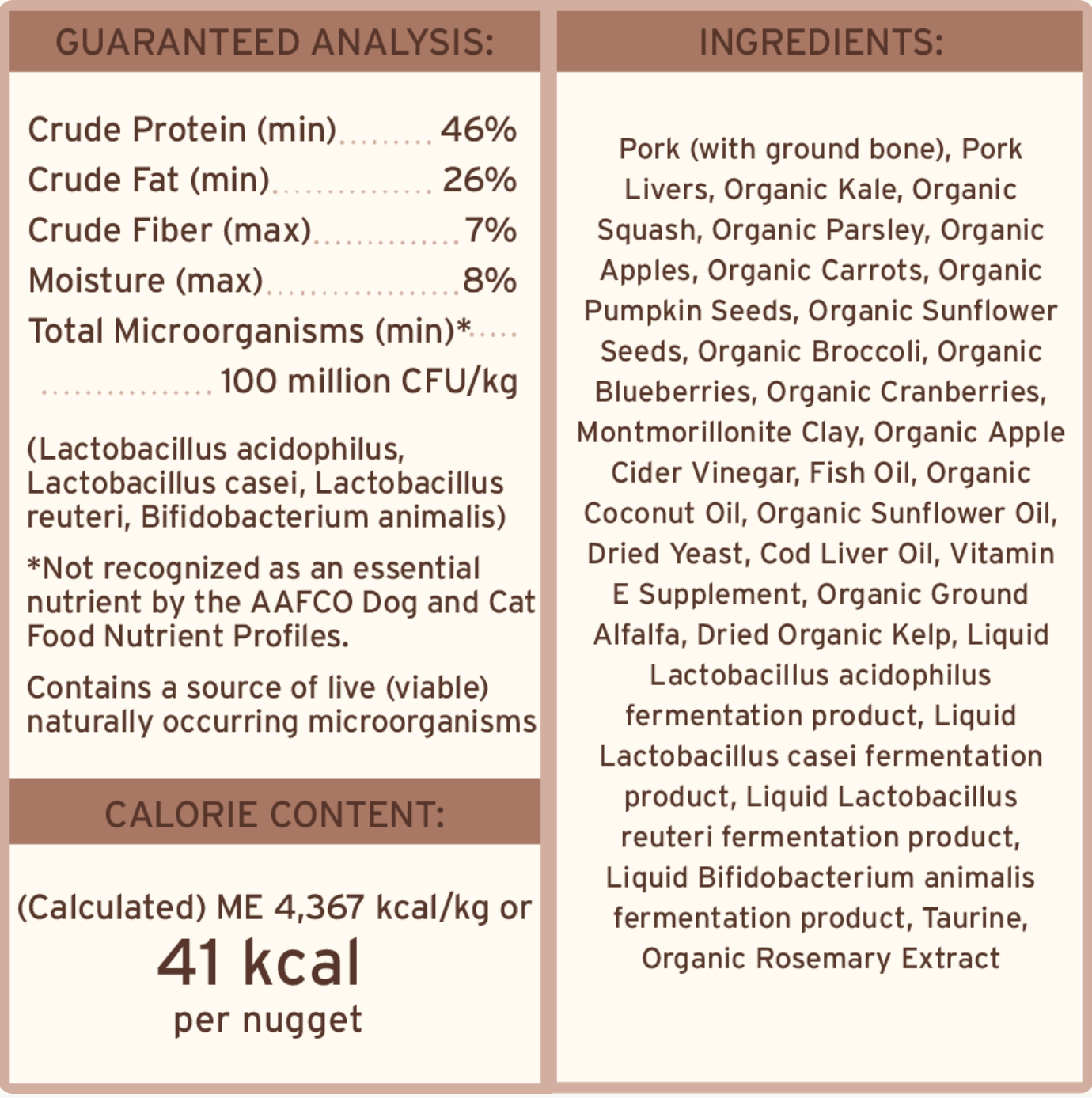 Primal | Freeze-Dried | Pork Nuggets