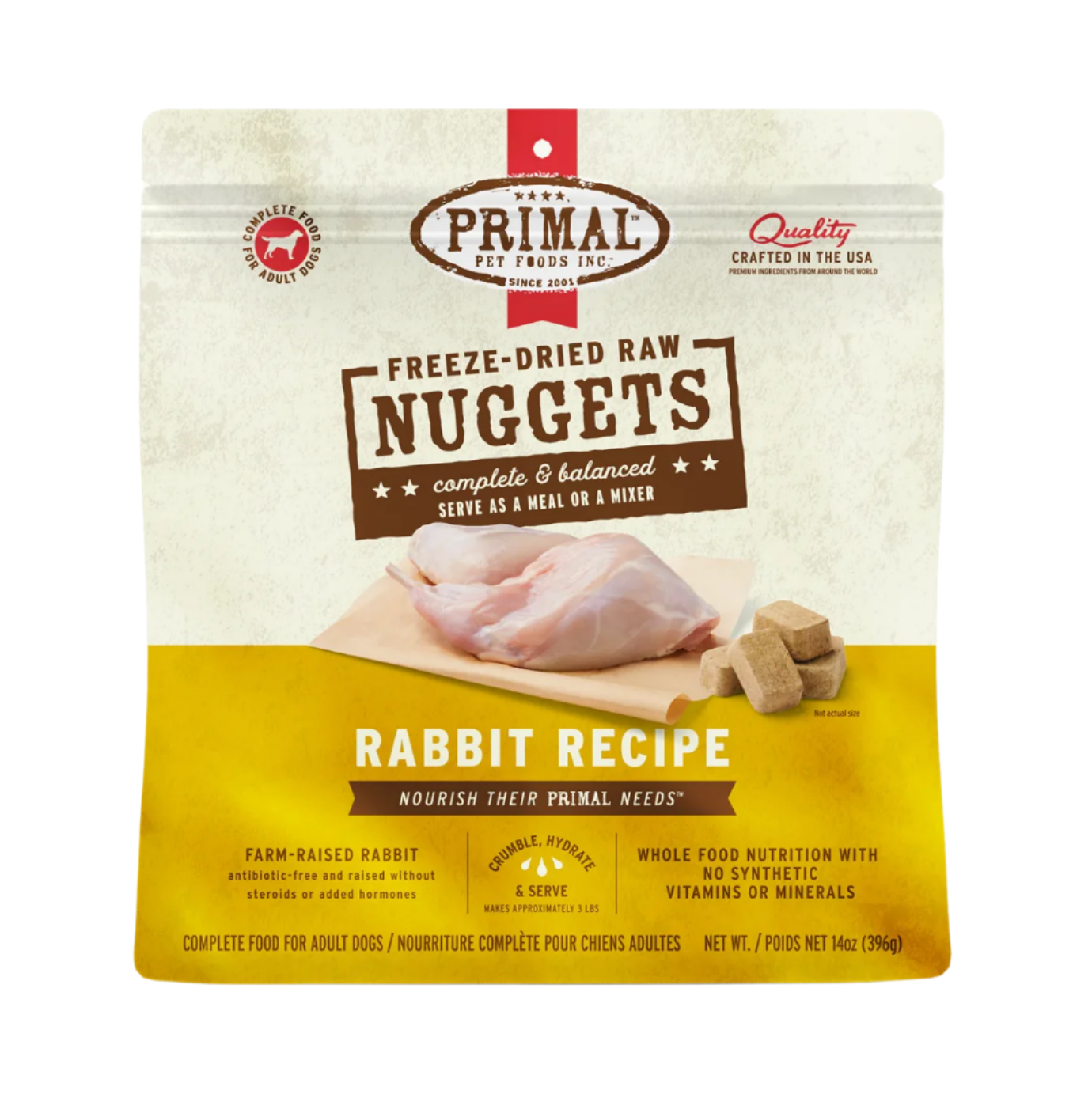 Primal | Freeze-Dried | Rabbit 14oz