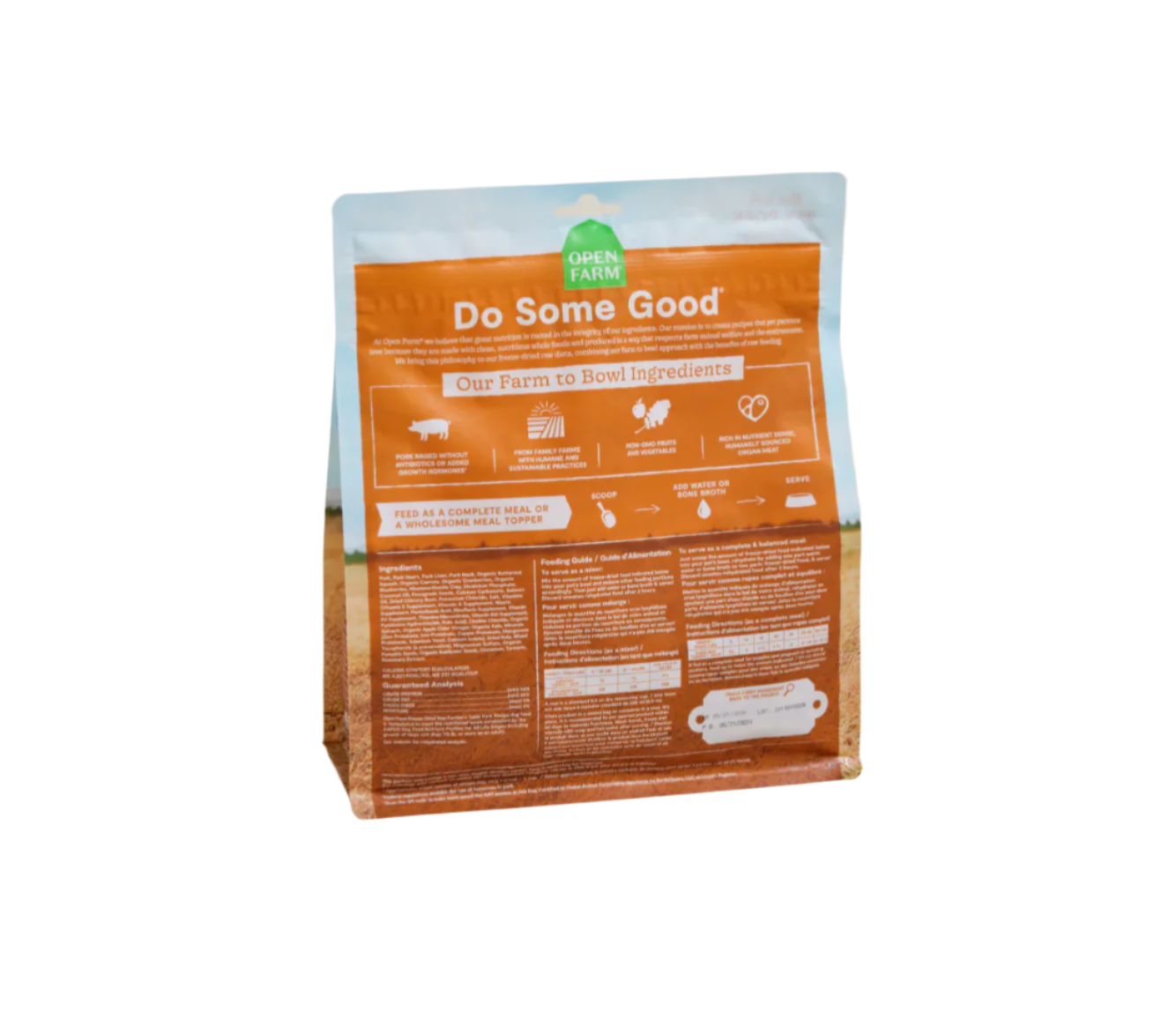 Open Farm Freeze-Dried Pork 22oz