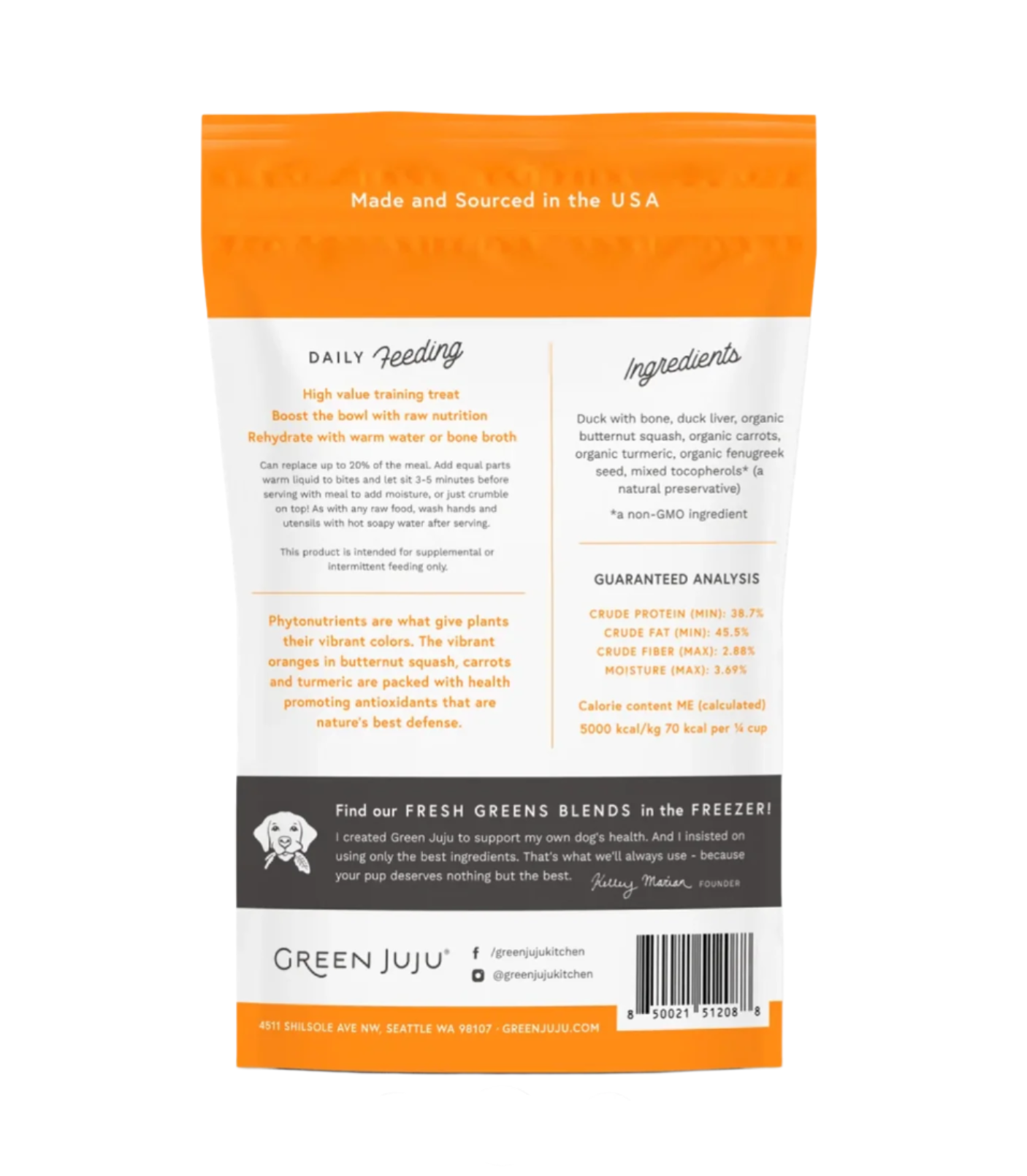 Green Juju | Duck Orange Bites
