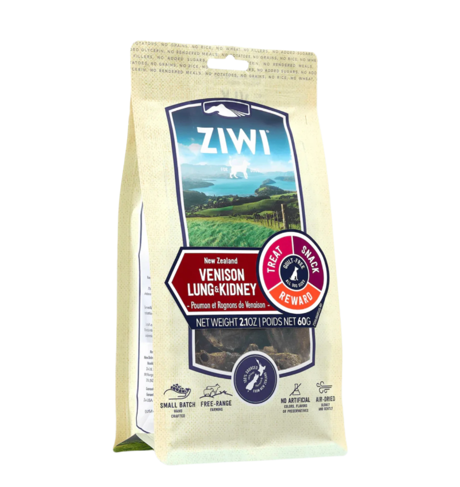 Ziwi Peak | Treats | Venison Lung & Kidney