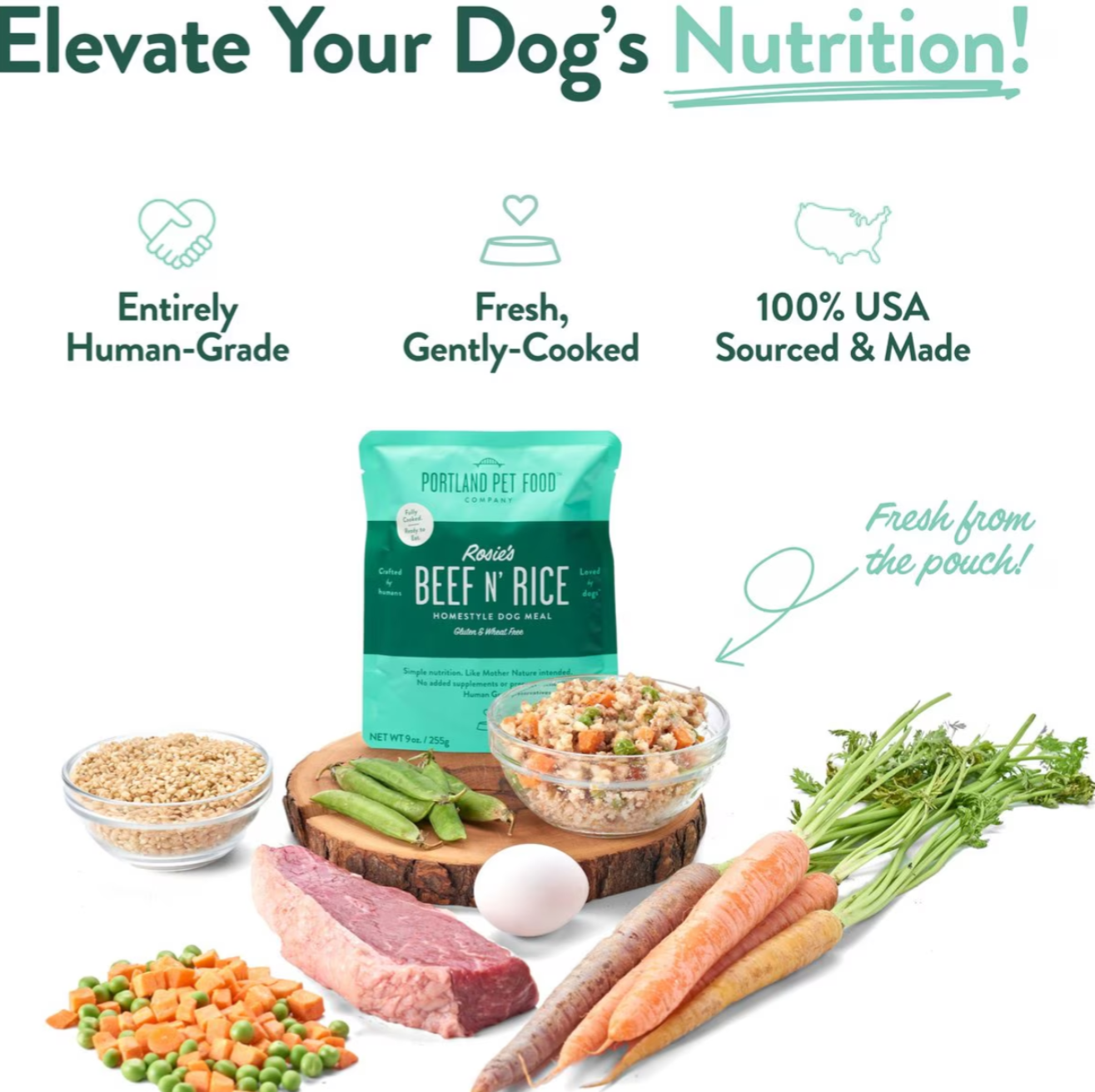 Portland Pet Food | Rosie's Beef & Rice