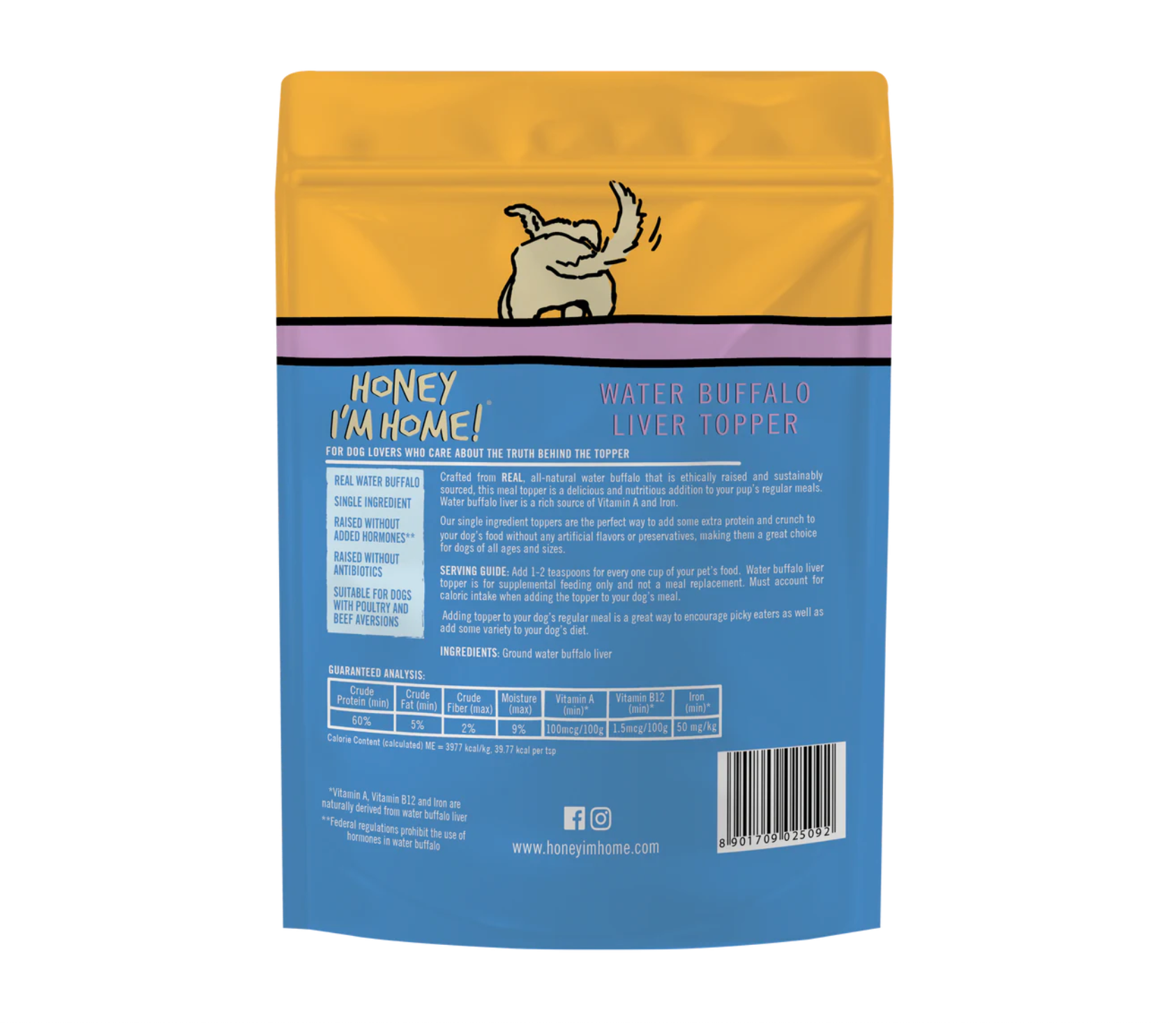 Honey I'm Home | Food Topper | Lickety Liver
