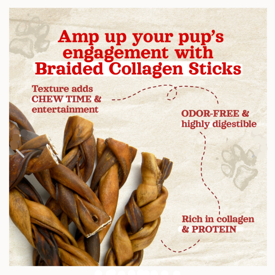 Natural Farms | Braided Collagen Stick