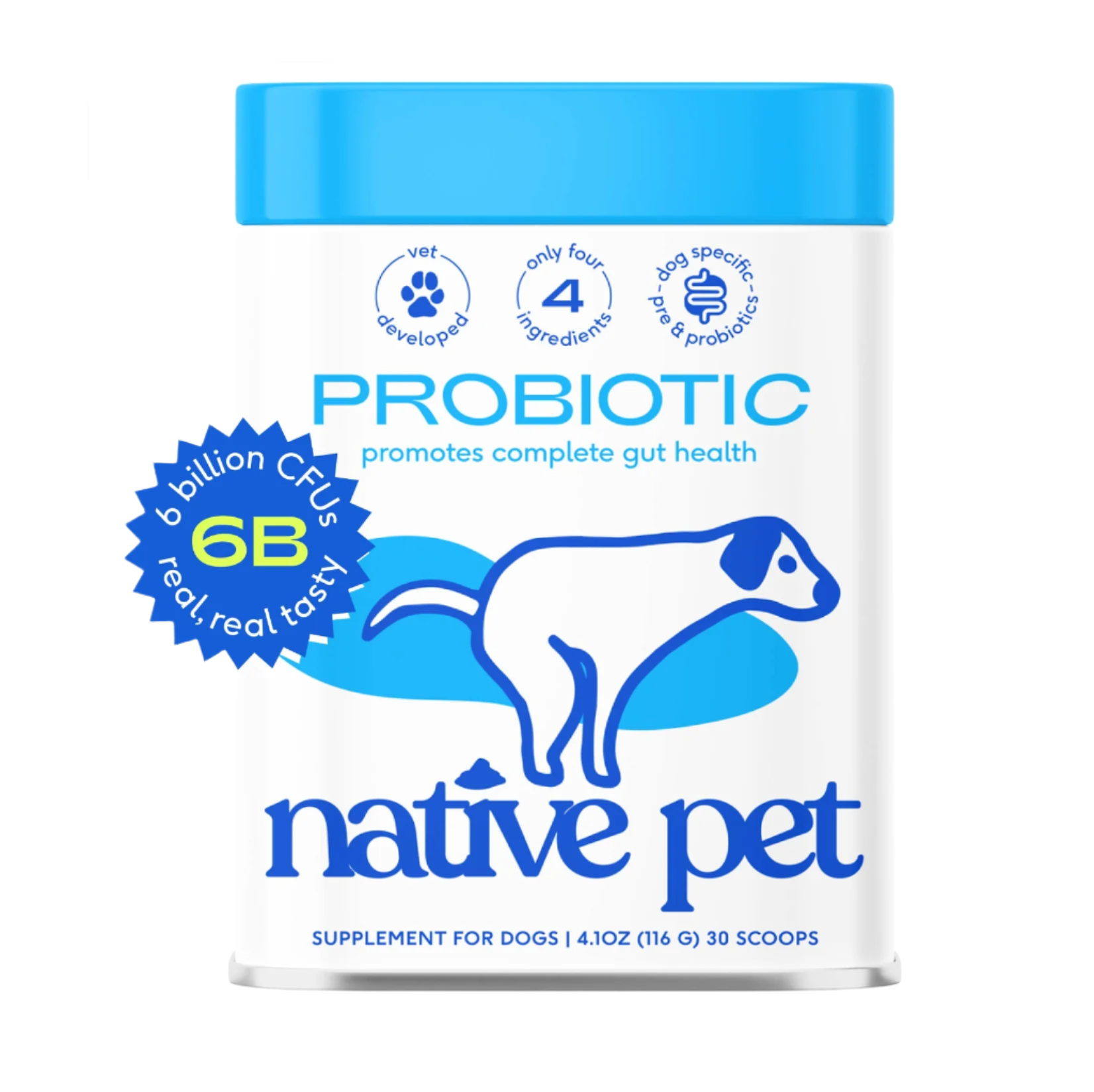 Native Pet - Probiotic & Prebiotic Powder Vet-Formulated Supplement