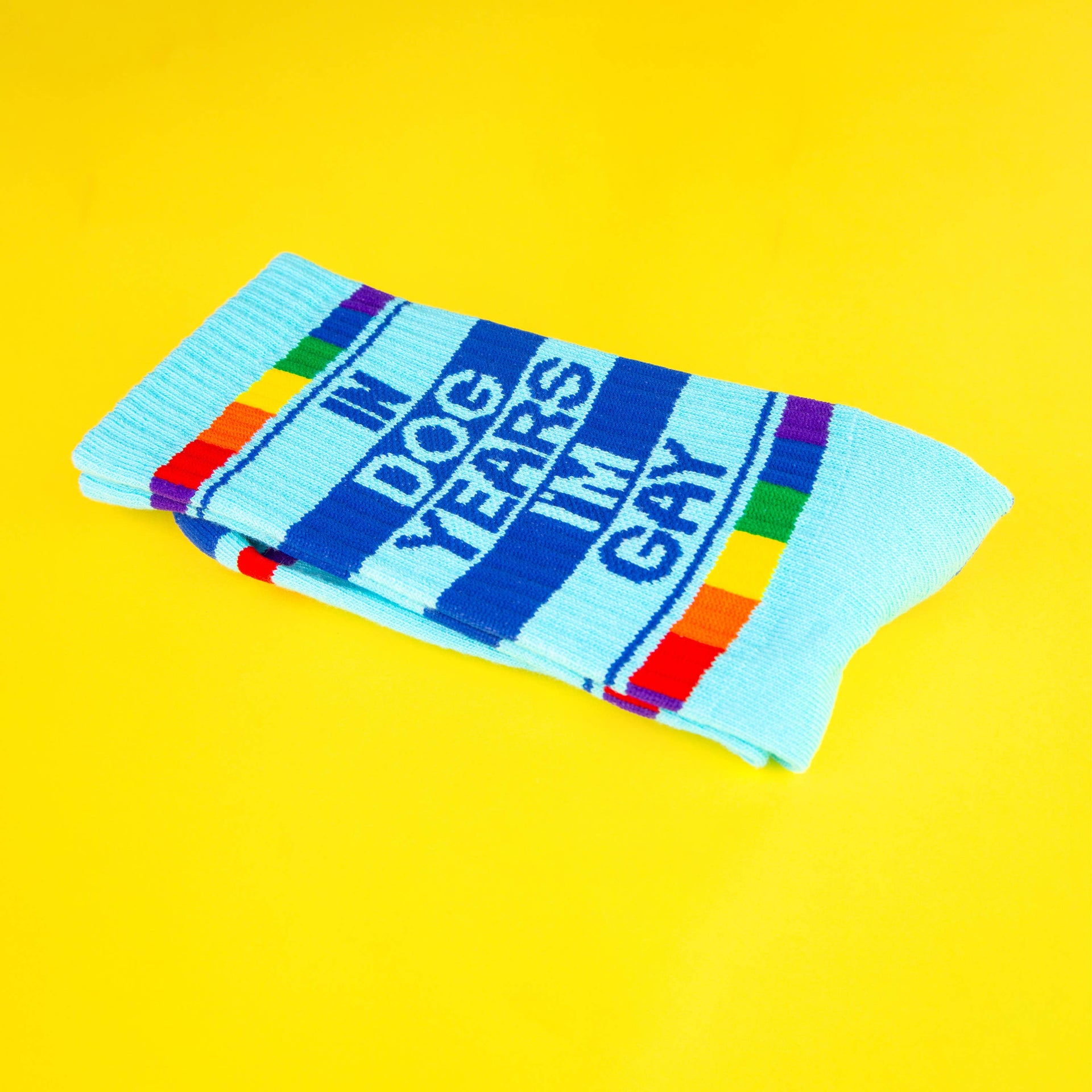 In Dog Years I'm Gay Crew Socks