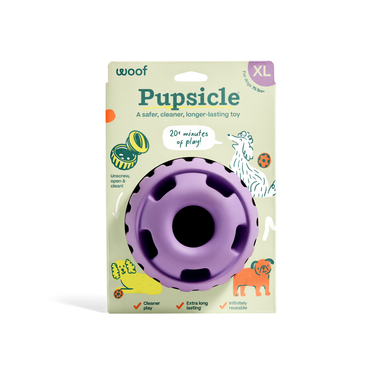 Woof | The Pupsicle | Lavender