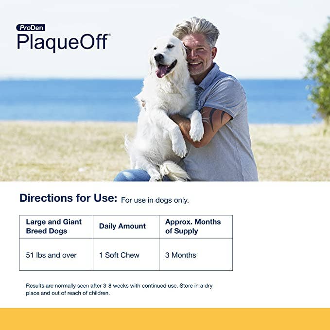 ProDen PlaqueOff | Soft Chews | Large Breed 90ct