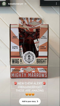 Mighty Marrows Dental Chew | Bacon
