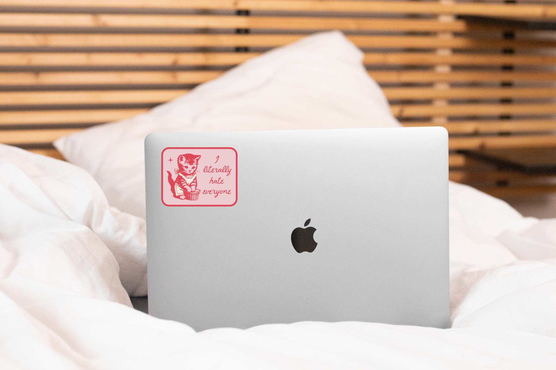 I Literally Hate Everyone Sticker