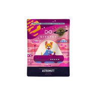 GIVEPET Astronaut pet food package on a white background