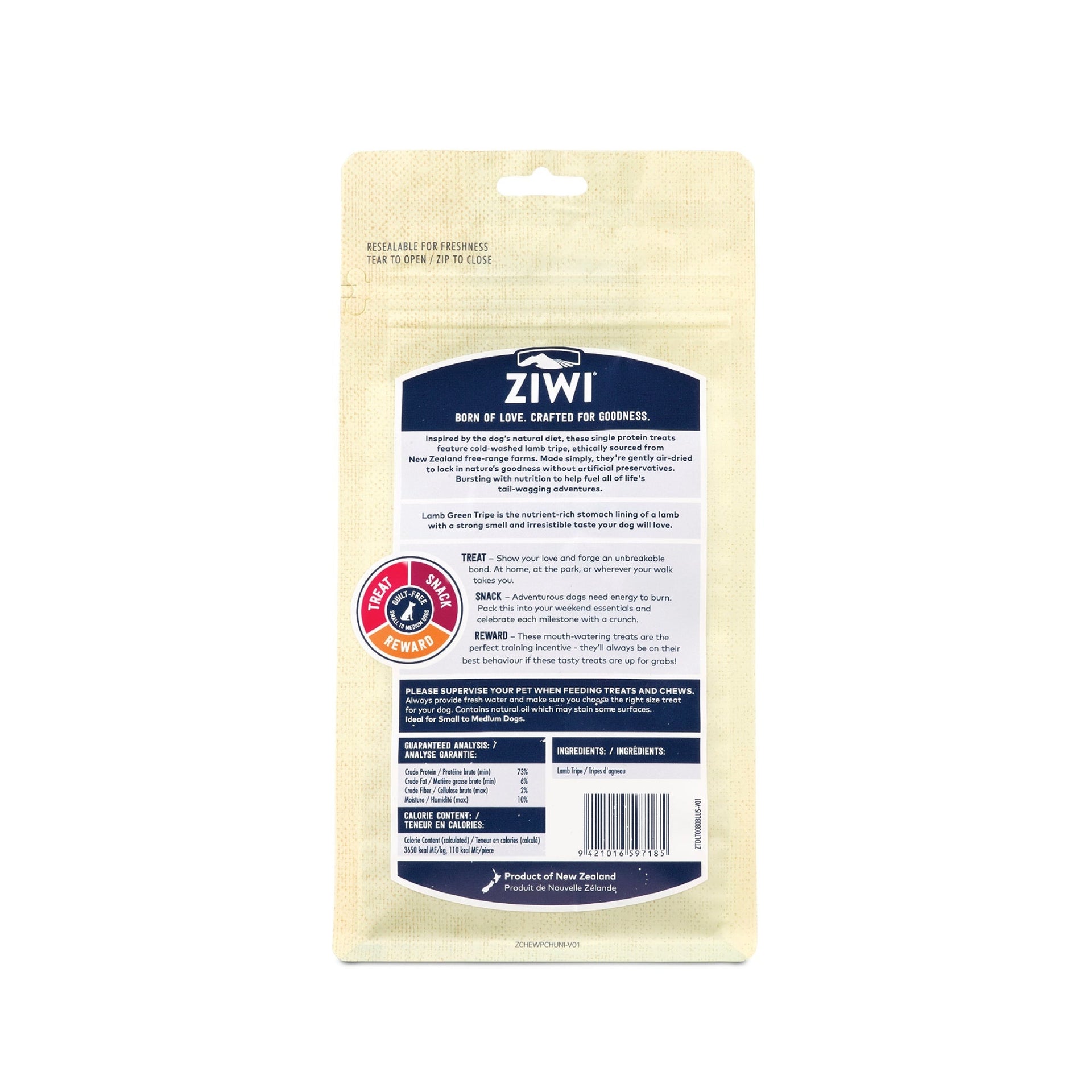 Ziwi Peak | Treats | Lamb Green Tripe
