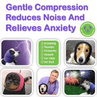 Happy Hoodie by Pet Palette Distribution packaging detail showing product sizing or usage instructions.