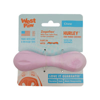 West Paw Puppy Hurley dog toy shown in multiple colorful options including orange, blue, and green variations.