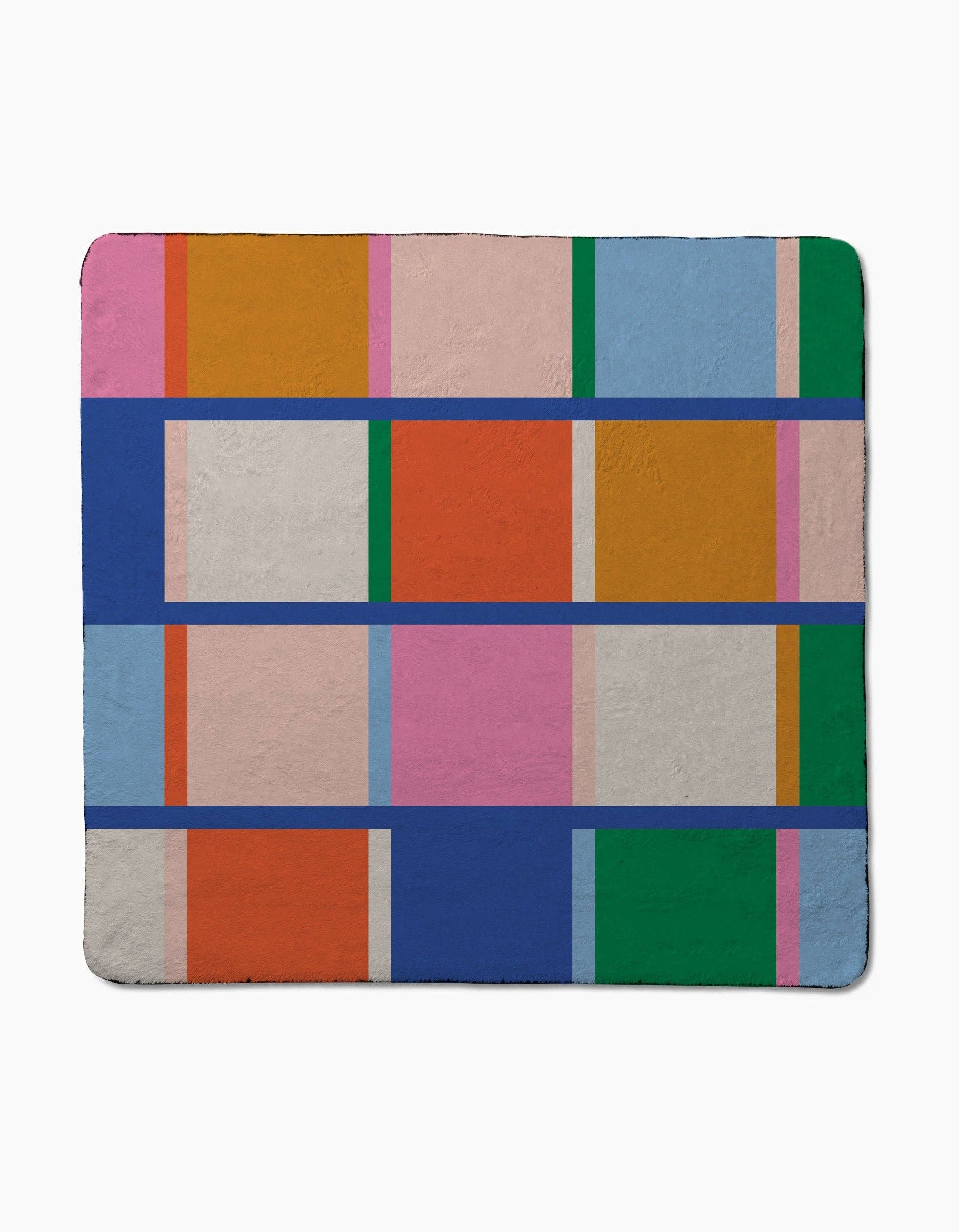 Geometry | Grid Plush Towel
