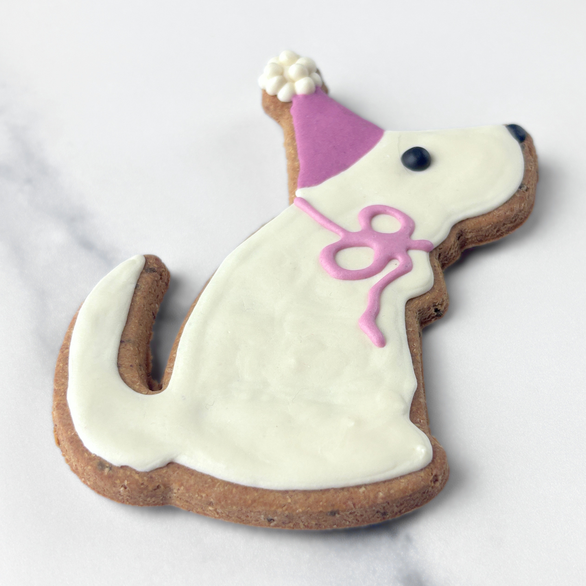 Dog Birthday Treat | Purple Dog Birthday Party Hat Dog Treat