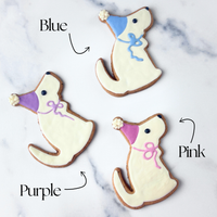 Dog Birthday Treat | Purple Dog Birthday Party Hat Dog Treat