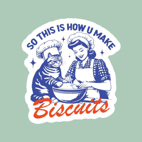 Cat Biscuits Sticker