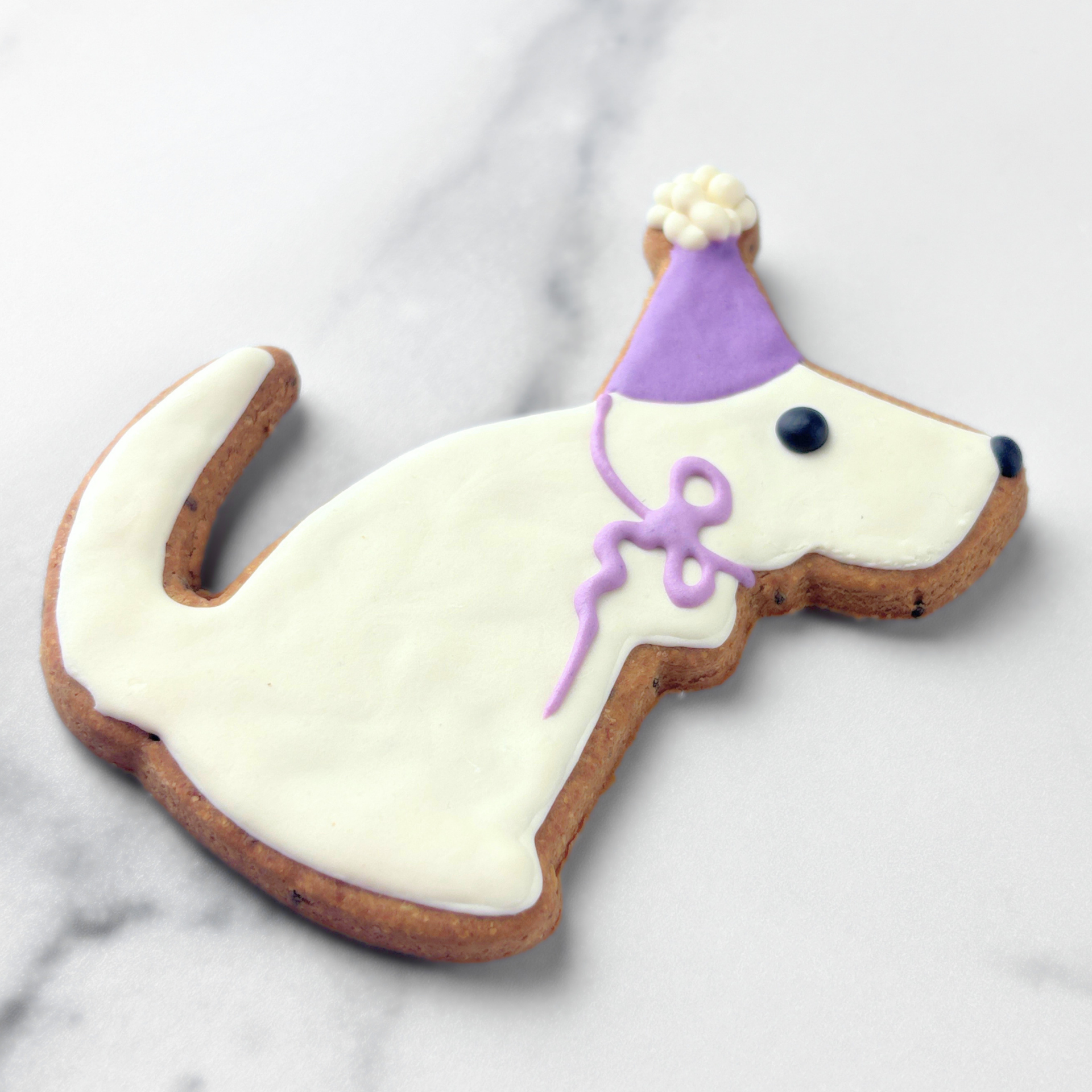 Dog Birthday Treat | Purple Dog Birthday Party Hat Dog Treat