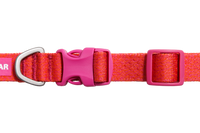 Ruffwear Front Range Flex Collar showing flexible material construction and ergonomic design details for dog comfort.