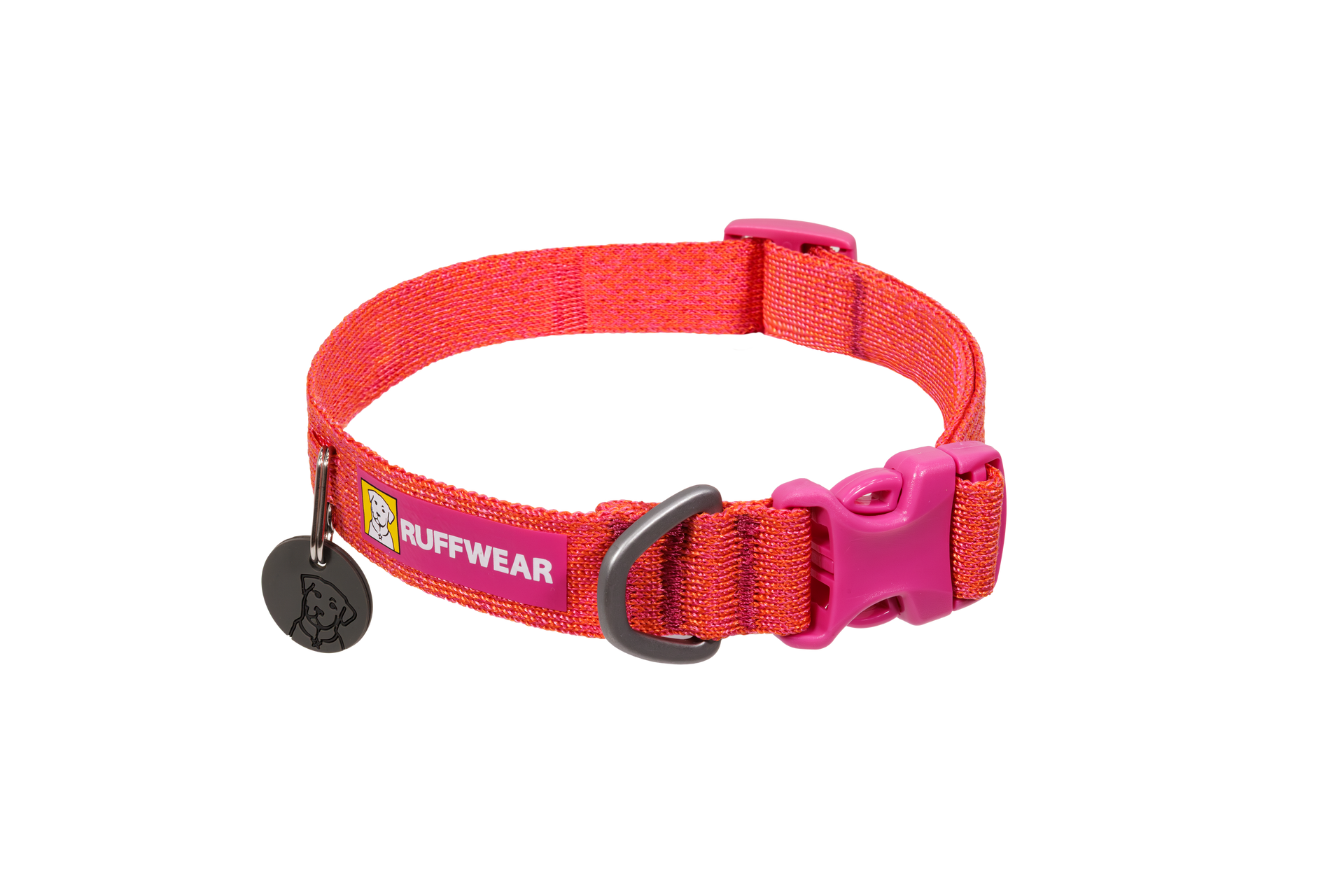 Ruffwear Front Range Flex Collar detail showing flexible material construction and comfort-focused design elements.