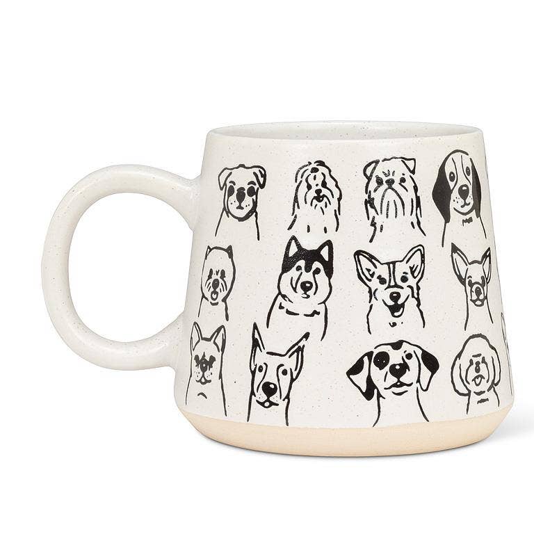 Oversized Mug with Dogs