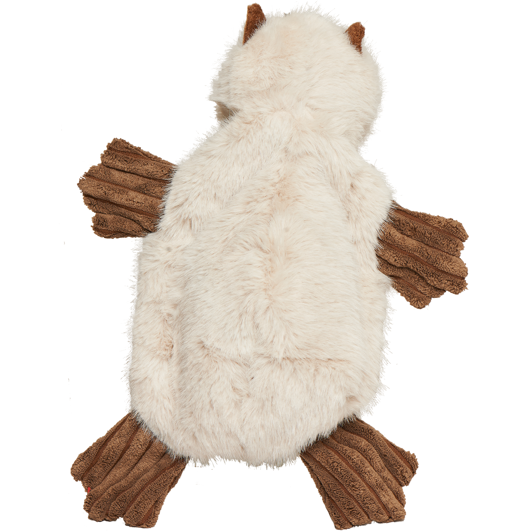 X-Brace Clover Capybara plush toy showing detailed stitching and fabric texture in close-up view.