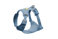 Ruffwear Front Range Flex Harness detail showing engineered knit construction and seamless stitching technology.