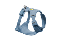 Ruffwear Front Range Flex Harness detail showing engineered knit construction and seamless stitching technology.