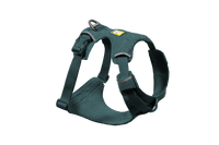 Ruffwear Front Range Flex Harness detail showing engineered knit construction and seamless design elements