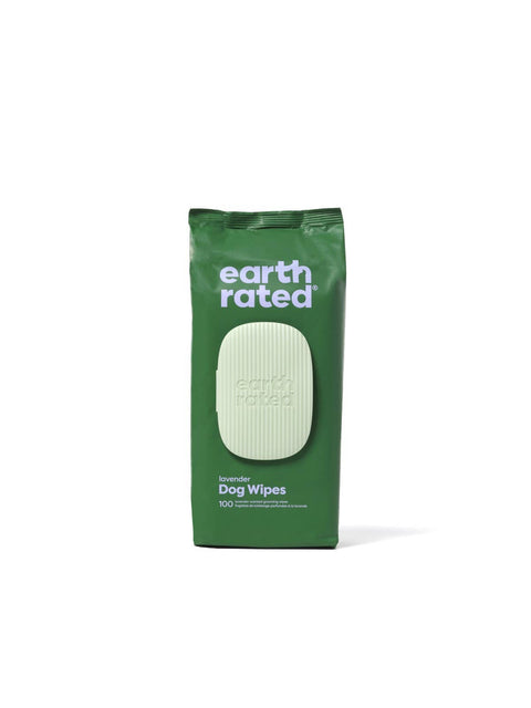 Earth Rated | Grooming Wipes | Lavender