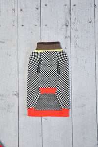 Close-up detail of the Finnegan's Standard Goods Cafe Stroll Sweater showing fabric texture and stitching.