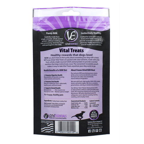 Vital Essentials | Freeze-Dried Turkey Giblets 2oz