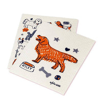 Dogs & Names Swedish Dishcloths