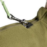Gooby Zip Up Fleece Vest shown in a final product view highlighting its cozy fleece construction.