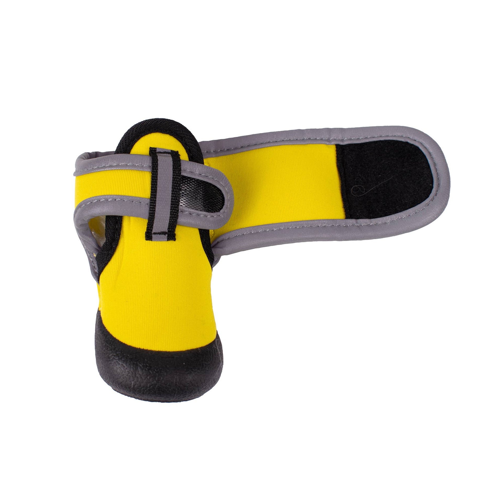 Carolina Pet Company Body Glove Paw Protector Booties shown from an alternate angle highlighting fit and construction details.