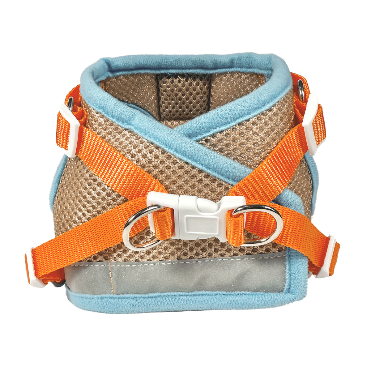 Travel Cat Oasis cat harness packaging showing product details and sizing information on retail box.