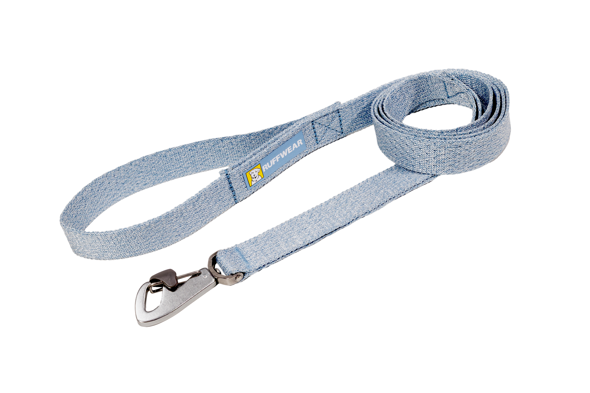 Ruffwear Front Range Flex Leash detail showing engineered knit construction and flexible material technology.